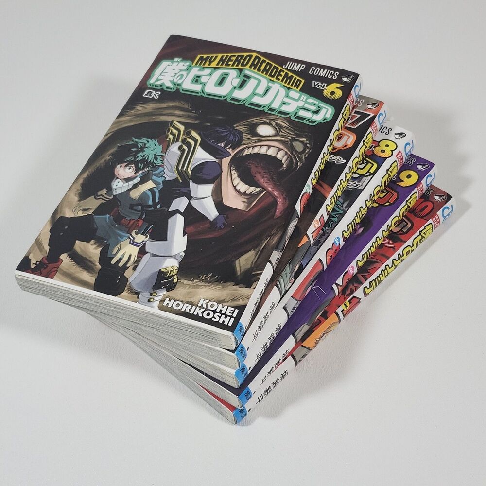 My Hero Academia Japanese Language Editions 6 7 8 9 10 Horikoshi Kohei